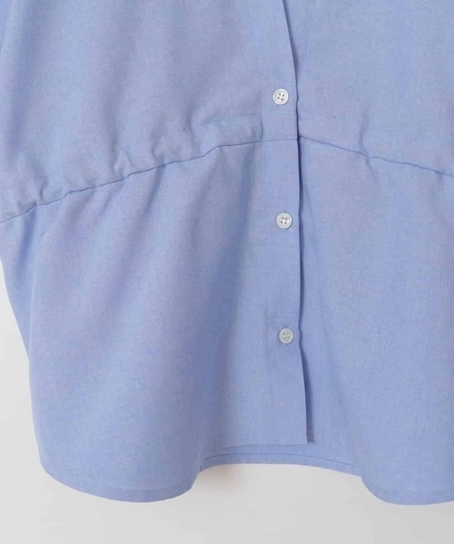 a.v.v（アーヴェヴェ）の「[100-130]【綿100％】シャツレイヤードドッキングトップス（シャツ/ブラウス・キッズ・ダークインディゴブルー/ライラック/ブラック・100/120/110/130）」の8枚目の写真