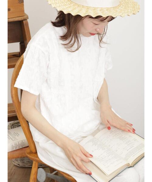 Samansa Mos2（サマンサ モスモス）の「パッチワークレースブラウス