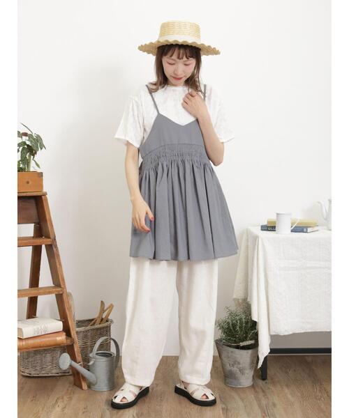 Samansa Mos2(サマンサ モスモス)の「パッチワークレースブラウス(シャツ/ブラウス・レディース・キナリ/オフホワイト/ブラック・F)」の18枚目の写真