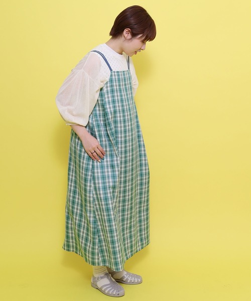 プードゥドゥ pou dou dou ギンガムチェック切り返しワンピース オリジナルギンガムチェックシャツワンピース | プードゥドゥ(POU DOU