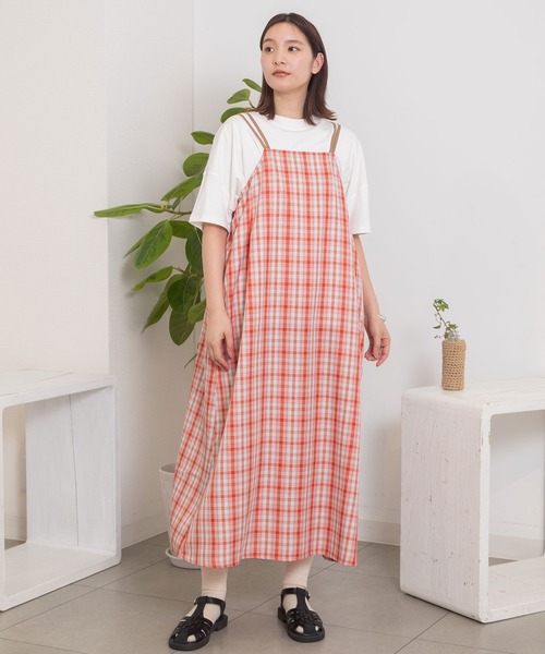 POOCH ワンピース3枚他１枚 AMBIDEX Store △〇pintuck jacquard ベストワンピース(F キナリ