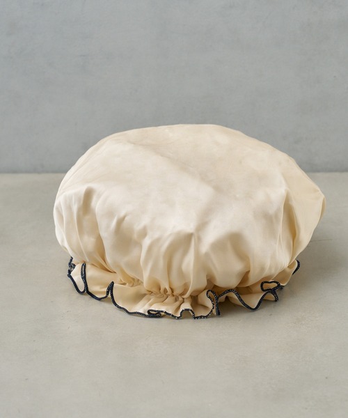 BIRTHDAY BAR（バースデイバー）の「Beauty Sleep Silk night cap シルク混ナイトキャップ（その他ルームウェア・レディース・アイボリー・フリー）」の6枚目の写真