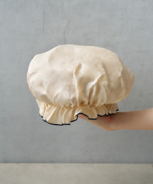 BIRTHDAY BAR（バースデイバー）の「Beauty Sleep Silk night cap シルク混ナイトキャップ（その他ルームウェア・レディース・アイボリー・フリー）」の5枚目の写真