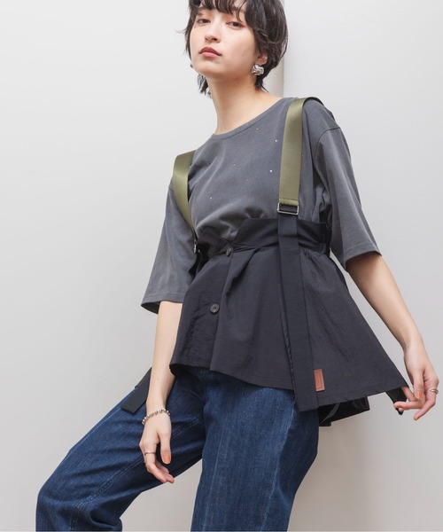 emmi - emmi スパンコール ビスチェ タックビスチェ（ベアトップ