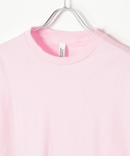 American Apparel（アメリカンアパレル）の「【American Apparel】6.0oz USA COTTON ユニセックスハーフスリーブＴ（Tシャツ/カットソー・メンズ・スカイブルー/ベージュ/ミント/ライトピンク/カーキ/ネイビー・LL/S/M/L）」の12枚目の写真