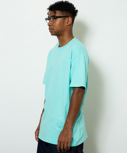 American Apparel（アメリカンアパレル）の「【American Apparel】6.0oz USA COTTON ユニセックスハーフスリーブＴ（Tシャツ/カットソー・メンズ・スカイブルー/ベージュ/ミント/ライトピンク/カーキ/ネイビー・LL/S/M/L）」の7枚目の写真