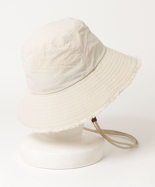 ムラサキスポーツ(ムラサキスポーツ)の「SURF8/サーフエイト サーフハット BEACH FG-BUCKET HAT 83S3U8(ハット・レディース・ブラック/ライトカーキ/ホワイト系その他・FREE)」の4枚目の写真