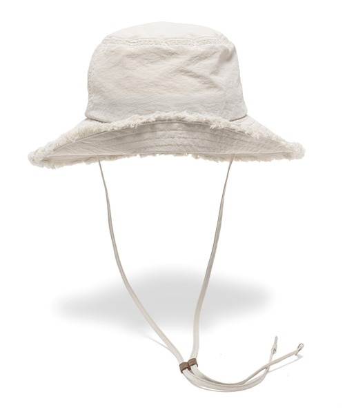 ムラサキスポーツ(ムラサキスポーツ)の「SURF8/サーフエイト サーフハット BEACH FG-BUCKET HAT 83S3U8(ハット・レディース・ブラック/ライトカーキ/ホワイト系その他・FREE)」の2枚目の写真