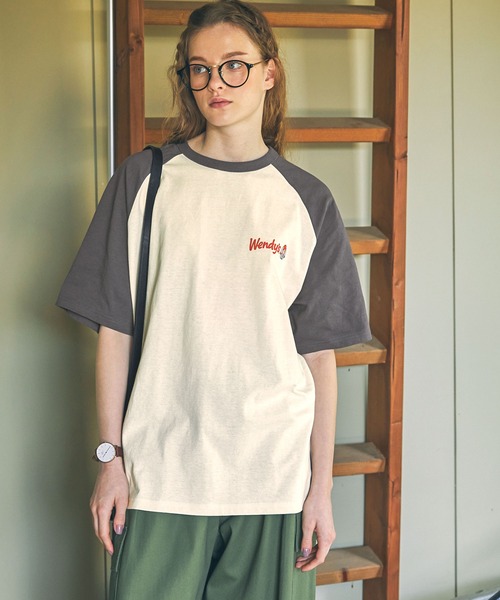 MONO-MART LADY'S(モノマートレディース)の「【Wendy's】別注 ウェンディーズ ヴィンテージプリント 半袖Tシャツ(Tシャツ/カットソー・レディース・ワイン/チャコールグレー/ネイビー/ブラック/アイボリー・FREE)」の22枚目の写真