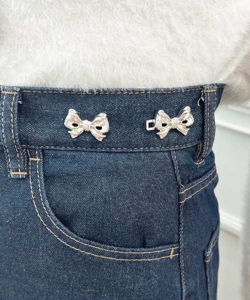 apres jour（アプレジュール）の「【apres jour×ARIAZ】リボンウエストバックル２個セット（ベルト・レディース・シルバー・FREE）」の3枚目の写真