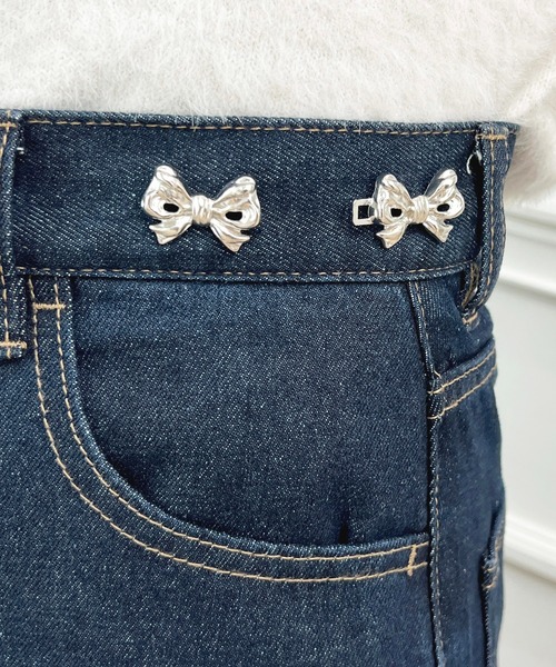 apres jour（アプレジュール）の「【apres jour×ARIAZ】リボンウエストバックル２個セット（ベルト・レディース・シルバー・FREE）」の4枚目の写真