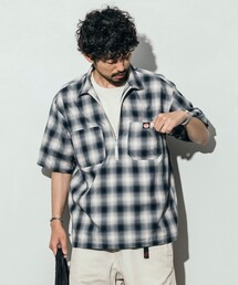 RED KAP | RED KAP/レッドキャップ 別注 リラックスフィット ハーフジップ ワンポイント 半袖ワークシャツ/SP H/Z SS SHIRT(シャツ/ブラウス)