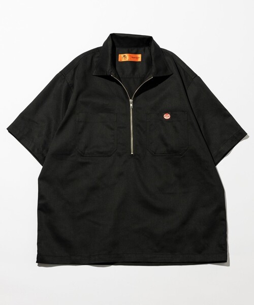 RED KAP レッドカップ 半袖シャツ ワークシャツ 黒 襟 RED KAP レッド キャップ ワークシャツ 黒 半袖 : マンブルズ
