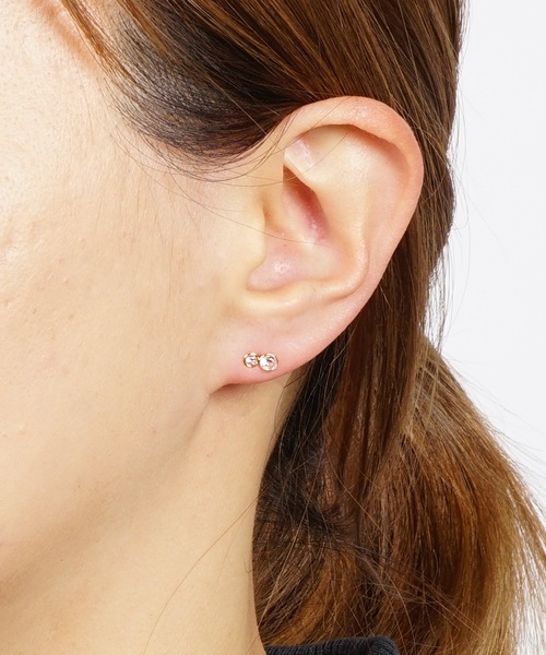 itam（アイタム）の「【itam】アイタム / NATURAL STONE 天然石×天然石 ブラスピアス（ピアス（両耳用）・レディース・レッド/パープル/オレンジ/クリア/グリーン/ブルー・FREE）」の9枚目の写真