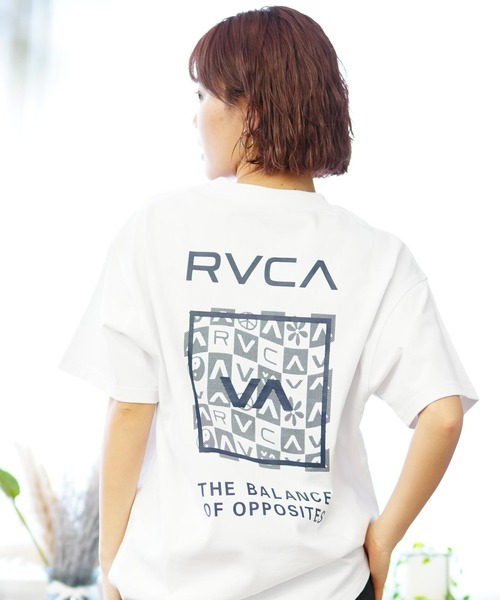 限定品【RVCA】バックプリント Tシャツ ★女性にも大人気♪ RVCA tシャツ 「ムラサキスポーツ限定」RVCA/ルーカ 半袖Tシャツ