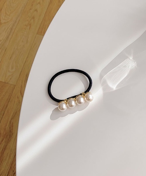 断捨離週末セール】CHANEL♡パールヘアゴム（匿名配送）