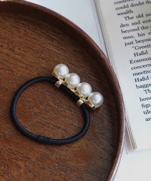 E&C closet…（イーアンドシークローゼット）の「「週末だけの半額セール」パール4連ヘアゴム（ヘアゴム・レディース・オフホワイト・FREE）」の16枚目の写真