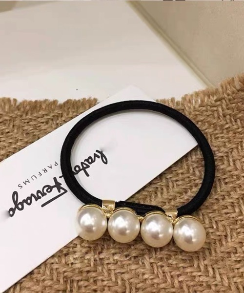 E&C closet…（イーアンドシークローゼット）の「「週末だけの半額セール」パール4連ヘアゴム（ヘアゴム・レディース・オフホワイト・FREE）」の18枚目の写真