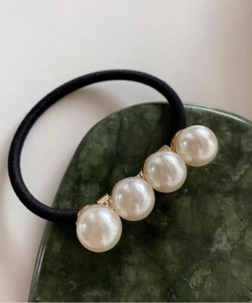 E&C closet…（イーアンドシークローゼット）の「「週末だけの半額セール」パール4連ヘアゴム（ヘアゴム・レディース・オフホワイト・FREE）」の20枚目の写真