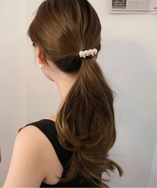 E&C closet…（イーアンドシークローゼット）の「「週末だけの半額セール」パール4連ヘアゴム（ヘアゴム・レディース・オフホワイト・FREE）」の3枚目の写真