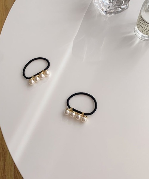 E&C closet…（イーアンドシークローゼット）の「「週末だけの半額セール」パール4連ヘアゴム（ヘアゴム・レディース・オフホワイト・FREE）」の11枚目の写真