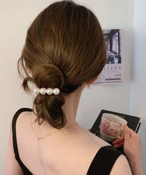 セール】パール4連ヘアゴム（ヘアゴム）｜E&C closet…（イー