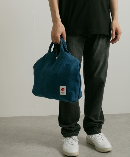 URBAN RESEARCH(アーバンリサーチ)の「kusakura sashiko トートバッグM(トートバッグ・メンズ・オフホワイト/ブラック/ライトインディゴブルー・0)」の17枚目の写真