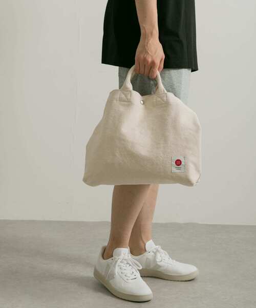 URBAN RESEARCH(アーバンリサーチ)の「kusakura sashiko トートバッグM(トートバッグ・メンズ・オフホワイト/ブラック/ライトインディゴブルー・0)」の15枚目の写真