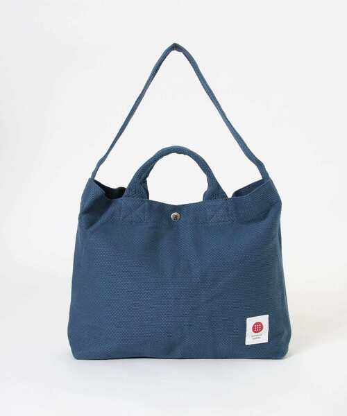 URBAN RESEARCH(アーバンリサーチ)の「kusakura sashiko トートバッグM(トートバッグ・メンズ・オフホワイト/ブラック/ライトインディゴブルー・0)」の12枚目の写真