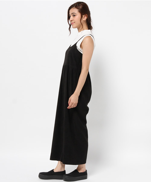 mystic（ミスティック）の「【mystic】ゆったりキャミサロペット（サロペット/オーバーオール・レディース・キャメル/グレー/ブラック・ﾌﾘ-）」の6枚目の写真