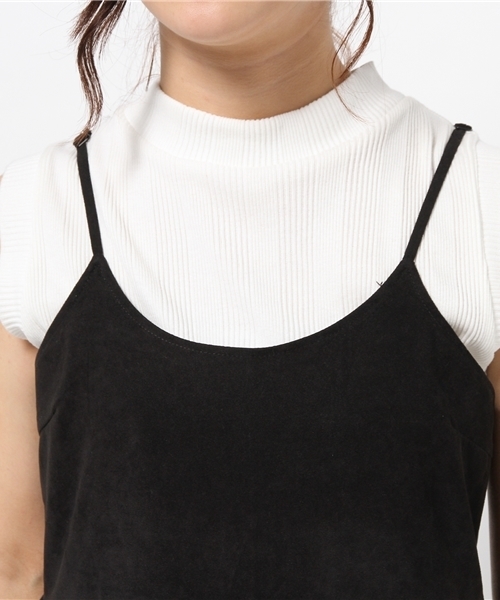 mystic（ミスティック）の「【mystic】ゆったりキャミサロペット（サロペット/オーバーオール・レディース・キャメル/グレー/ブラック・ﾌﾘ-）」の8枚目の写真