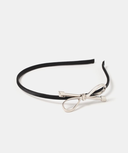 FOREVER 21(フォーエバー トゥエンティーワン)の「リボンカチューシャ1(カチューシャ・レディース・シルバー・FREE)」の1枚目の写真