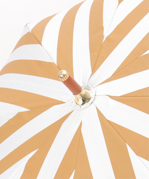 LBC（エルビーシー）の「マリンストライプ 遮光 日傘（長傘・レディース・ベージュ/ネイビー・FREE）」の7枚目の写真