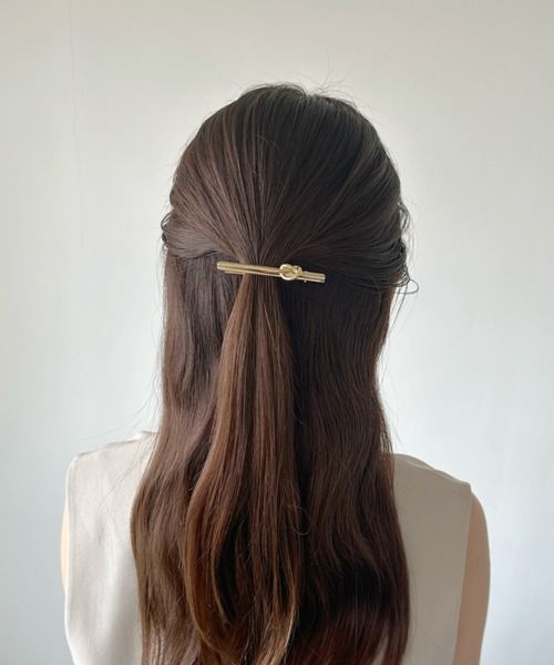 セール】ノットデザインヘアクリップ-knot design hair clip