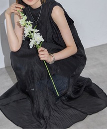 each | 異素材レイヤードノースリワンピ(ワンピース)