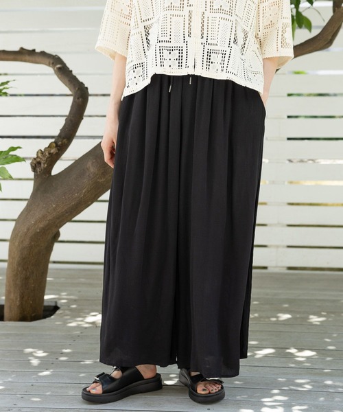 niko and（ニコアンド）の「テロシボガウチョパンツ（その他パンツ