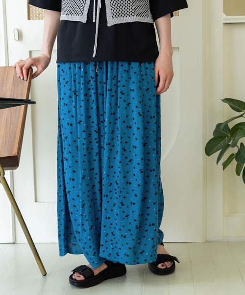 niko and...(ニコアンド)の「テロシボガウチョパンツ(その他パンツ・レディース・ブラック/ホワイト/オレンジ/ブルー・FREE)」の16枚目の写真