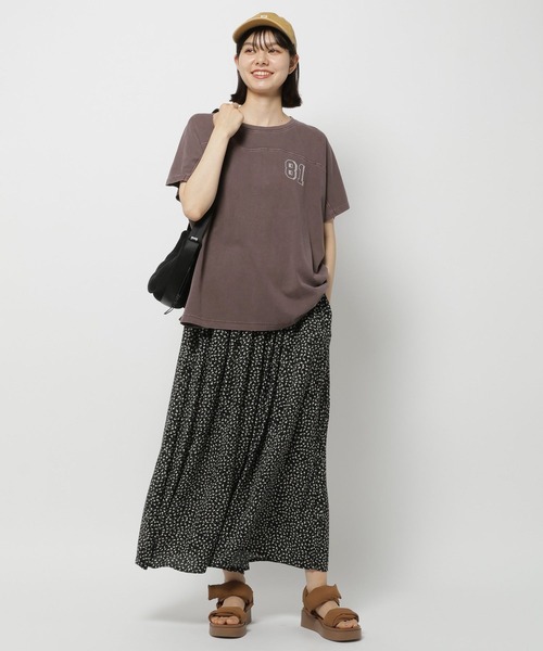 niko and...(ニコアンド)の「テロシボガウチョパンツ(その他パンツ・レディース・ブラック/ホワイト/オレンジ/ブルー・FREE)」の18枚目の写真