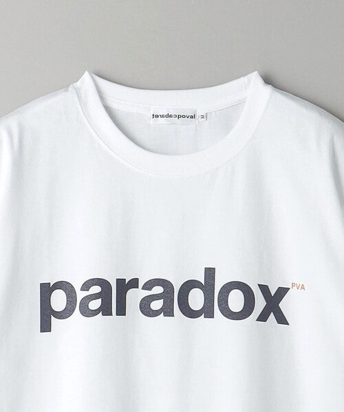 cabaret poval(キャバレーポバール)の「【別注】 <cabaret poval> PARADOX TEE(Tシャツ/カットソー・メンズ・ホワイト/ネイビー・L/M)」の13枚目の写真
