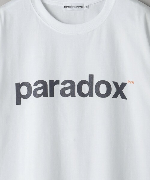 cabaret poval(キャバレーポバール)の「【別注】 <cabaret poval> PARADOX TEE(Tシャツ/カットソー・メンズ・ホワイト/ネイビー・L/M)」の14枚目の写真