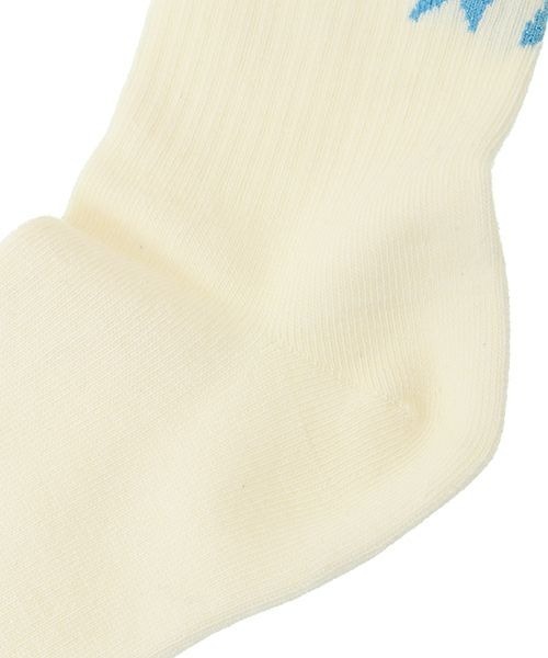 Candy Stripper（キャンディストリッパー）の「GLITTER RIBBON RIB ソックス（ソックス/靴下・レディース・アイボリー/ブラック/ピンク・FREE）」の6枚目の写真