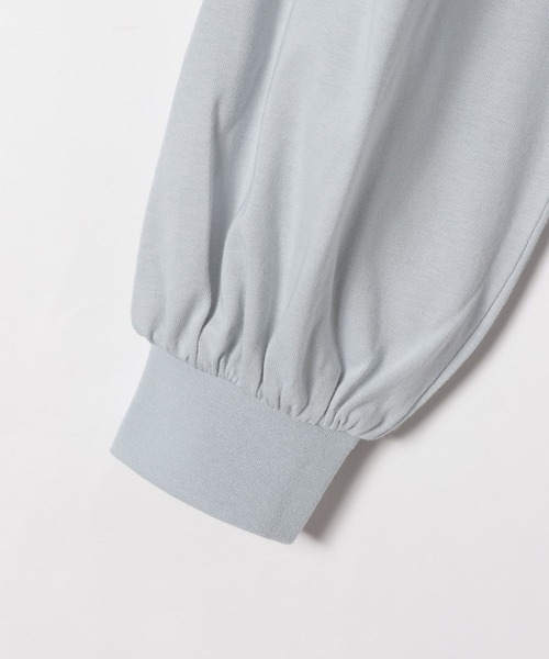 GLOBAL WORK（グローバルワーク）の「ヘビロッTEE/ワイド長袖/115747（Tシャツ/カットソー・キッズ・ホワイト系6/ホワイト系7/ホワイト系8/チャコール/ホワイト系5/サックスブルー/ブラック系9/ネイビー系8・120cm/130cm/140cm/150cm/160cm）」の19枚目の写真