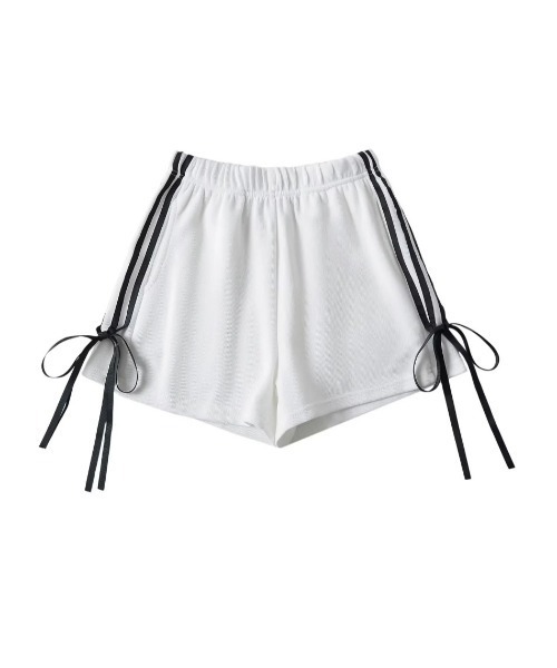 Bad Blue * Cotton Ribbon Shorts リボン ショートパンツ Basic Collection】リボンショートパンツ /Ribbon Short Pant