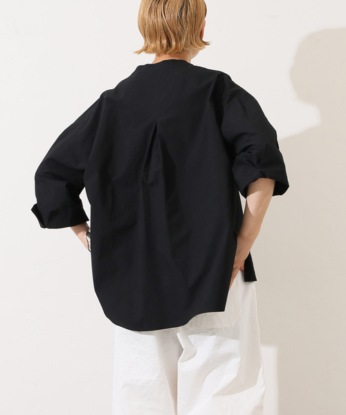 ジャーナルスタンダードラックス ダンプワッシャー キーネックブラウス JOURNAL STANDARD LUXE（ジャーナルスタンダード ラックス）の