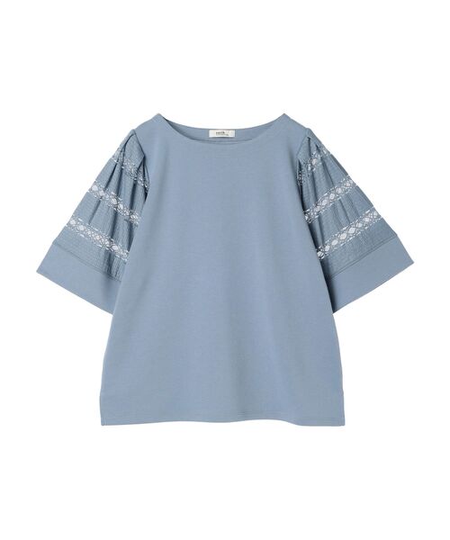 セール】フレア袖レースプルオーバー（Tシャツ/カットソー