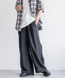 REmastered | 【REmastered】ストライプ切り替え/ワイドドレープパンツ(スラックス)