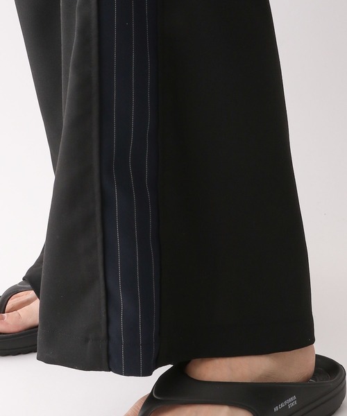REmastered（リマスタード）の「【REmastered】ストライプ切り替え/ワイドドレープパンツ（スラックス・メンズ・ブラック/ネイビー・LARGE/MEDIUM）」の18枚目の写真
