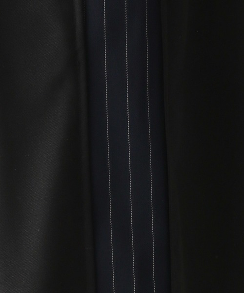 REmastered（リマスタード）の「【REmastered】ストライプ切り替え/ワイドドレープパンツ（スラックス・メンズ・ブラック/ネイビー・LARGE/MEDIUM）」の19枚目の写真