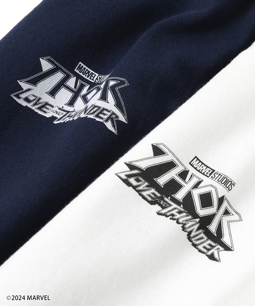 GLAZOS(グラソス)の「【大人向けサイズあり】【MARVEL】ソー/バックプリントビッグTシャツ(Tシャツ/カットソー・キッズ・ネイビー/ホワイト・LL/L/M/S)」の11枚目の写真
