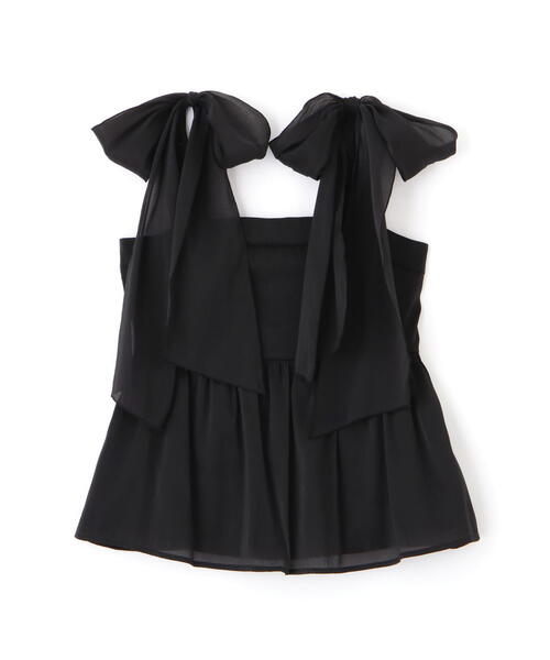 PROPORTION BODY DRESSING（プロポーションボディドレッシング）の「リボンノースリーブブラウス / 1214210704（シャツ/ブラウス・レディース・ホワイト系その他/イエロー/ブラック・FREE）」の9枚目の写真